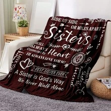 1pc Burgundy Envelope Flannel Blanket, Novel Soft And Comfortable Flannel Blanket For Nap, Office, School, Home, Picnic, Travel, Gift - Multicolor - View 2