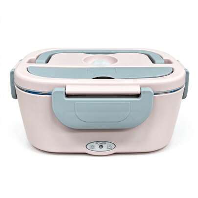 SOKANY Electric Lunch Box Food Heater - Herrfilk Portable Car And Home Food Heater - Leak-Proof, Truck Driver Lunch Microwave Heater, With Detachable Stainless Steel Container 1.5 L