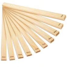 Bộ dụng cụ làm gốm 12/10/1 món, thước gỗ dẫn hướng cho đất sét, thanh lăn đất sét, tấm đệm vải cotton, phù hợp hỗ trợ làm đồ thủ công DIY, tạo hình điêu khắc, cắt đất sét và dùng với thanh dẫn hướng gỗ, bộ dụng cụ kèm tấm đệm vải cotton - Nhiều màu - Xem 7
