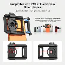 APEXEL Phone Lens Photography Accessory, 17mm+37mm Multi-Function Stretch Clip, Universal Phone Holder Compatible With Macro, Wide Angle & Other Lenses (Lenses Not Included) - View 6