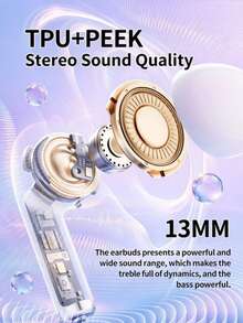 Wireless Bluetooth Earbuds, Bluetooth 5.4, Smart Touch Control, Ultra Long Battery Life, Compatible With Android & IOS, Includes Packaging And User Manual - View 4