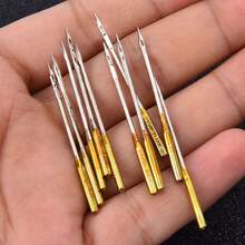 10/50Pcs Household Titanium Plated Universal Sewing Machine Needles For Sewing Macine Sewing Needles,Golden - Multicolor - View 10