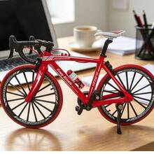 1:10 Scale Metal Bicycle Model, Bicycle Ornament Decoration, Suitable For Bedroom, Living Room, Hallway Desktop Display, Easter, Christmas Gift - Multicolor - View 15