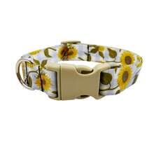 New Sunflower/Cherry Leopard Print Nylon Dog Collar, Soft Comfortable Wear-Resistant Fabric, No Choking, Lightweight And Burden-Free, Adjustable Length, Suitable For All Seasons, Easy To Fasten And Unfasten, Fits All Dog Breeds, Birthday Wedding Holiday Gift Pet Accessory - Multicolor - View 17