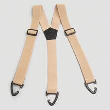 1pc Geometric Pattern Elastic Band Suspenders, 3-Clip, All Season, For Men - A - View 12