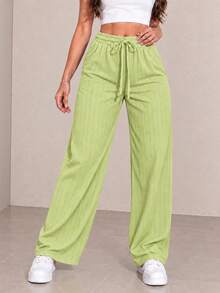Women Pants - Green - View 2