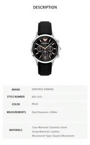 Emporio Armani Giovanni Men's Watches AR11431 - Silver AR11431 - View 5