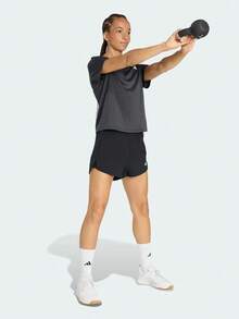 Adidas Women's WE MIN 2IN1 SH Woven Shorts KB1242 - Black - View 6