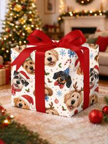 Customized Pet Photo Wrapping Paper: Christmas Gift Wrapping Paper, Your Photo Wrapping Roll, Christmas Gift Wrapping Paper, Birthday Wrapping Paper, Your Photo Wrapping Roll - Multicolor - View 8