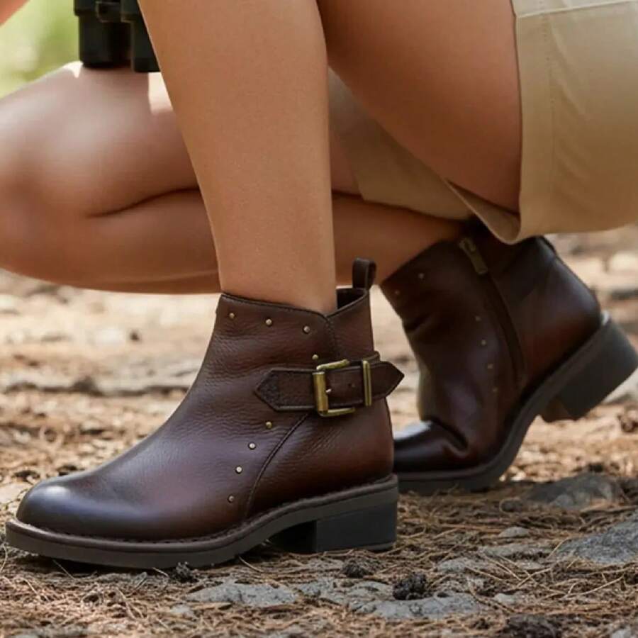 LOBO SOLO Women Ankle Boots & Booties - Brown - View 1