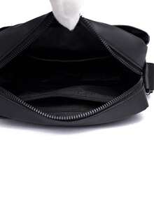 New Solid Color Oxford Fabric Men's Business Casual Horizontal Small Square Crossbody Bag Shoulder Bag Phone Bag - Multicolor - View 6