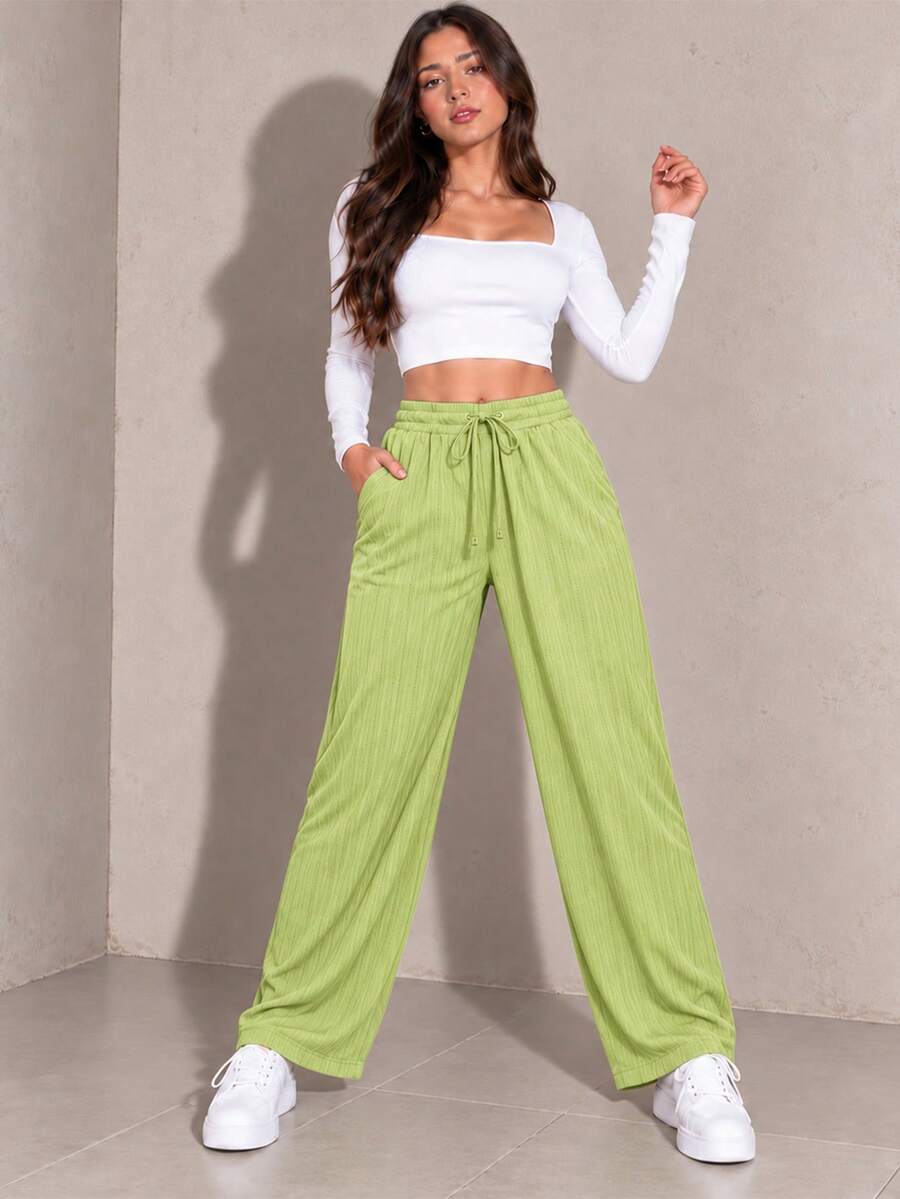 Women Pants - Green - View 1