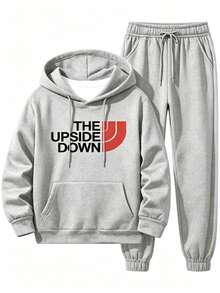 Impala Men Hoodie Co-Ords - Grey - View 1