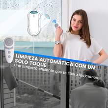 INSE Automatic Smart Window Cleaner, Sound Wave Technology With Remote Control, Ideal For Windows, Tiles, And Glass Doors - US A Type Plug(110-127V) - View 4