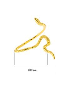 1pc S925 Sterling Silver Niche Design Personalized Dynamic Snake Wrap Open Ring For Women, Fashionable Low-Key Elegant Versatile Finger Ring For Daily Commute, Party, Holiday, Anniversary Gift - Snake - View 6