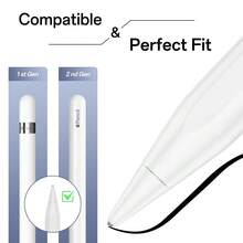4/6PCS Replacement Nib Tips For Apple Pencil, Compatible With 1st/2nd Gen , Paperless Learning, Pro Metal Needle Nib - Multicolor - View 7