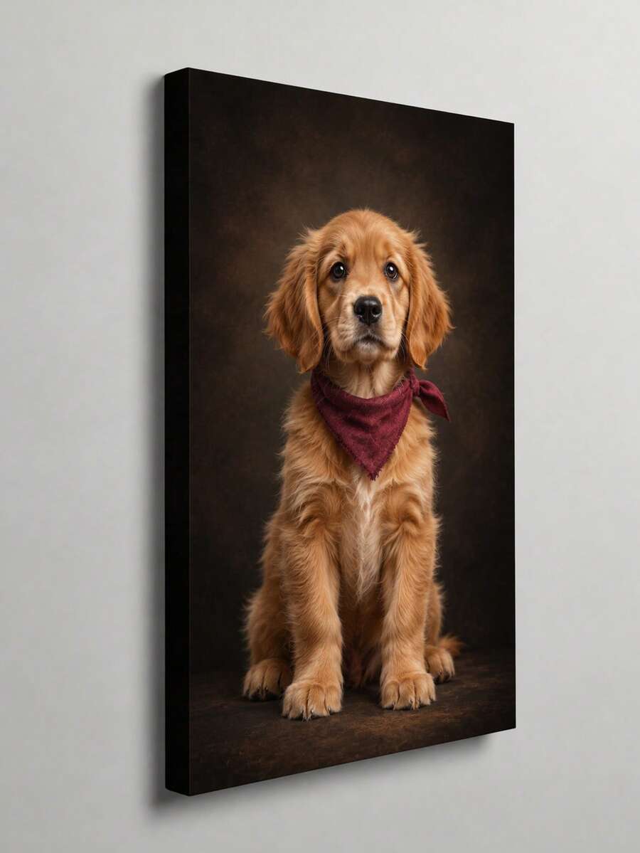 Customized Canvas Printing Art, Personalized Pet Portraits, Landscapes, Cartoons And Family Photos For Pet Lovers, Home Decor, Memorial, Pet Memorial Gift