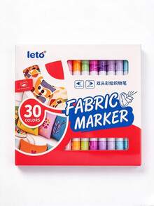 30 Colors Dual-Tip Painting Pens/Student Use/Art Painting/Doodle Brush/DIY Doodle - Multicolor - View 8