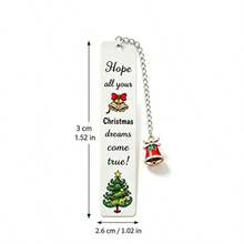 Thoughtful Christmas Holiday Gift, "May All Your Christmas Dreams Come True" Christmas Bookmark For Book Lovers, Holiday Gift For Reading Enthusiasts, Christmas Stocking Filler - Christmas Bookmarks - View 6