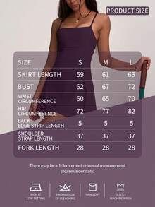 PinkTip Summer Backless Yoga Dress With Built-In Tummy Control Shorts, Criss-Cross Back Support For Gym And Outdoor Sports - Purple - View 8
