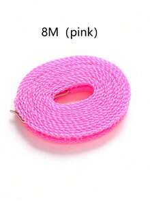 3pcs/1pc Outdoor Travel Clothesline, Anti-Slip Anti-Wind Fence-Style Clothesline, Portable Laundry Drying Rope, Suitable For Camping, Hiking, Beach, Balcony, Hotel, RV, Heavy-Duty Space-Saving Design, Easy Installation, Essential Outdoor Travel Accessory - Multicolor - View 16