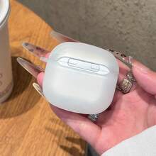 Miniso 迪士尼卡通頭像米奇米妮簡約情侶藍牙耳機保護套 兼容AirPods1/2/3/4/5/AirPodsPro/Pro2耳機倉 - 白色 - 查看 3