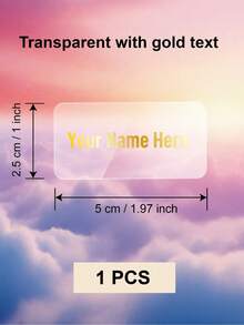 1*3cm Name Stickers | Customized Text Stickers | Waterproof Name Labels | Waterproof Labels | Name Stickers | Water Bottle Labels | Name Labels | Waterproof Vinyl Stickers, Suitable For Autumn Holidays, Halloween, Thanksgiving, Christmas - Rectangular - View 29