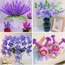 216/266/416Pcs Multi-Color Pipe Cleaners Craft, Pipe Cleaners Bulk With Video Tutorial, Flower Making Kit, Chenille Stems, Floral Wires & Tape, DIY Bouquets, Handmade Valentine's Gift And Party Decorations - SET - View 10