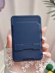 1pc Multifunctional Adhesive Phone Card Holder Stand, Self-Adhesive Back Card Sleeve, Portable Card Storage, Slouchy Desktop Phone Support Stand, Multiple Colors Available - Multicolor - View 19