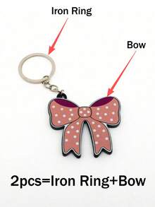 Cute Bowknot Can Opener Keychain, Portable Soda Beer Pull Tab Opener, Mini Beverage Bottle Opener, Girls Bag Charm, Camping Home Tool, Friend Gift - Multicolor - View 11