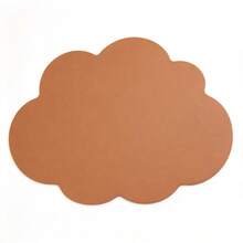 Mini Cloud Shape Office PU Leather Mouse Pad Business Travel Laptop ...