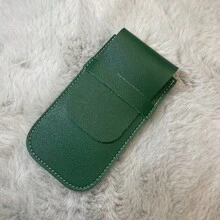 PU Leather Watch Pouch, Single Luxury Watch Storage Pouch, Single Watch Case For Travel & Storage, Soft Lining, Reinforced Stitched Edge, For Travel, Storage & Gifting, Fits Most Standard Watches, - Perfect Gift Box For Christmas, Anniversary, Birth - Multicolor - View 10