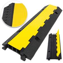 3 Channel Rubber Cable Protector Ramp 1.2 X 1.2 Inch Channel Ramp Speed Bump Heavy Duty Cable Wire Cord Cover Driveway Hose Cable Ramp Protector - 103 X 30 X 5.5 cm - View 9