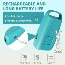 Máy đuổi chó siêu âm mini cầm tay di động, thiết bị ngăn chó sủa có đèn LED, sạc lại được, có đèn chớp, dùng trong nhà và ngoài trời, công cụ huấn luyện chó ngăn chặn hành vi xấu hiệu quả - Nhiều màu - Xem 11