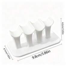 Nail Art Finger Support Stand, 4-Slot Ergonomic Design, Nail Art Hand Support Stand, Stable Base Nail Art Hand Pillow, Suitable For Nail Salon, Nail Art, Nail Art Decoration And Rhinestone Decoration Tools - View 6