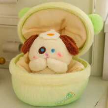 1pc Cute Plush Dog Pendant, Key Chain, Backpack Decoration, Gift - Multicolor - View 10