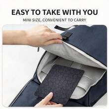Mini Auspicious Cloud Pattern Office Mouse Pad Business Travel Laptop Mousepad Small Stitched Edge Mat Computer Game Table Mats Rubber Waterproof Anti-Slip Gaming Esports User Keyboard Mousepad - View 4