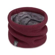 Unisex Warm Fleece Neck Warmer Scarf - Stretchable Neck Protector, Soft Warm Winter Face Mask, Suitable For Outdoor Activities, Hiking, Cycling, Travel, Machine Washable, Warm And Caring, Heartwarming Christmas Gift - Multicolor - View 12