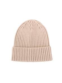 Autumn/Winter Children's Ear Protection Knitted Hat, Solid Color Striped Soft Yarn Beanie, 3-8 Years Old Boys & Girls Versatile Cold Weather Hat - Multicolor - View 7