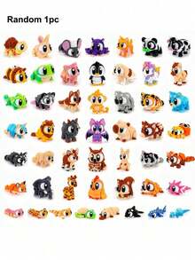 3D Printed Animal Toys, 3D Printed Figure Set - Movable Joint Figure Set, Suitable For Adults, Home Office Desk Pet And Display, Gift Bag Filler, Party Favor, Suitable For Boys And Girls 3D Toys - Multicolor - View 12