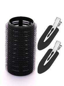 12 Pcs Rollers Hair Curlers , Large Medium Small Self Grip Hair Rollers With Rollers 12pcs Clips And 1 Cosmetic Bag And1pcWide Tooth Comb For Curls - Multicolor - View 18