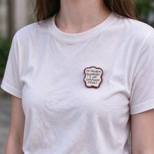 "My Favorite Boundary Is Not Explaining Myself" Quotes Enamel Pin, Colorful Wavy Quote Lapel Badge, Metal Brooch For Jacket Backpack Hat, Lovely Gift - Multicolor - View 10