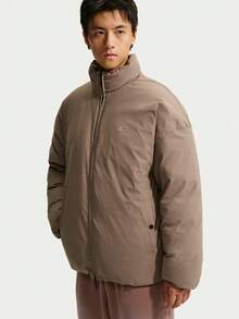 Nike Men's AS M NK TF SI DWNFL JKT Down Jacket Thick Down Jacket - Short IQ7235-214 - Mocha Brown - View 1