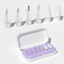 4/6PCS Replacement Nib Tips For Apple Pencil, Compatible With 1st/2nd Gen , Paperless Learning, Pro Metal Needle Nib - Multicolor - View 3