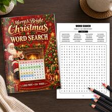 Kids Puzzle Books, Christmas Gift Ideas, Christmas Word Search Puzzle Book, Hidden Word Games For Winter Break, Travel And Cozy Evenings, Enjoy Screen-Free Entertainment And Festive Puzzle Time, A Holiday Gift For Young Word Hunters - Children's Riddle Book - View 9