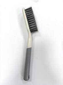 1pc Long Handle Cleaning Brush For White Shoes, Tiles, Kitchen And Bathroom, Stiff Bristle Scrub Brush, Extended Durable Non-Shedding Laundry And Shoe Brush - Multicolor - View 8