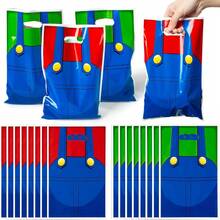 Spin Master Mario Christmas Gifts, Cartoon Mary-Themed Party Decorations, Gift Bags, Candy Return Gift Bags - Multi-color - View 2