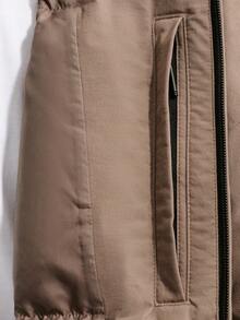 Nike Men's AS M NK TF SI DWNFL JKT Down Jacket Thick Down Jacket - Short IQ7235-214 - Mocha Brown - View 3