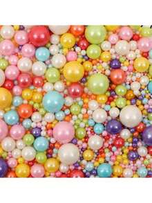 85g Cake DIY Decoration Mixed Size Colorful Beads Ice Cream Pearl Beans, For Decoration Only, Non-Edible - Multicolor - View 6