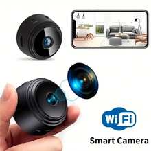 1件/2件 480P WiFi 攝影機，內建麥克風，便攜式攝影機，USB充電攝影機，動態偵測攝影機，動態DV監控功能，安全監控功能，適用於居家寵物安全影像監控攝影機，室內監控攝影機，感恩節、聖誕節禮物 - 黑色 - 查看 3